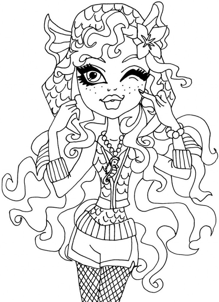 Monster High Coloring Pages to Print