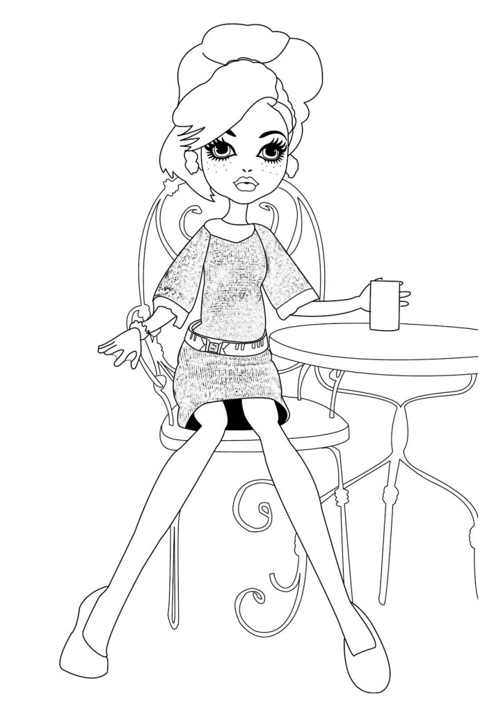 Monster High Coloring Pages to Print Images