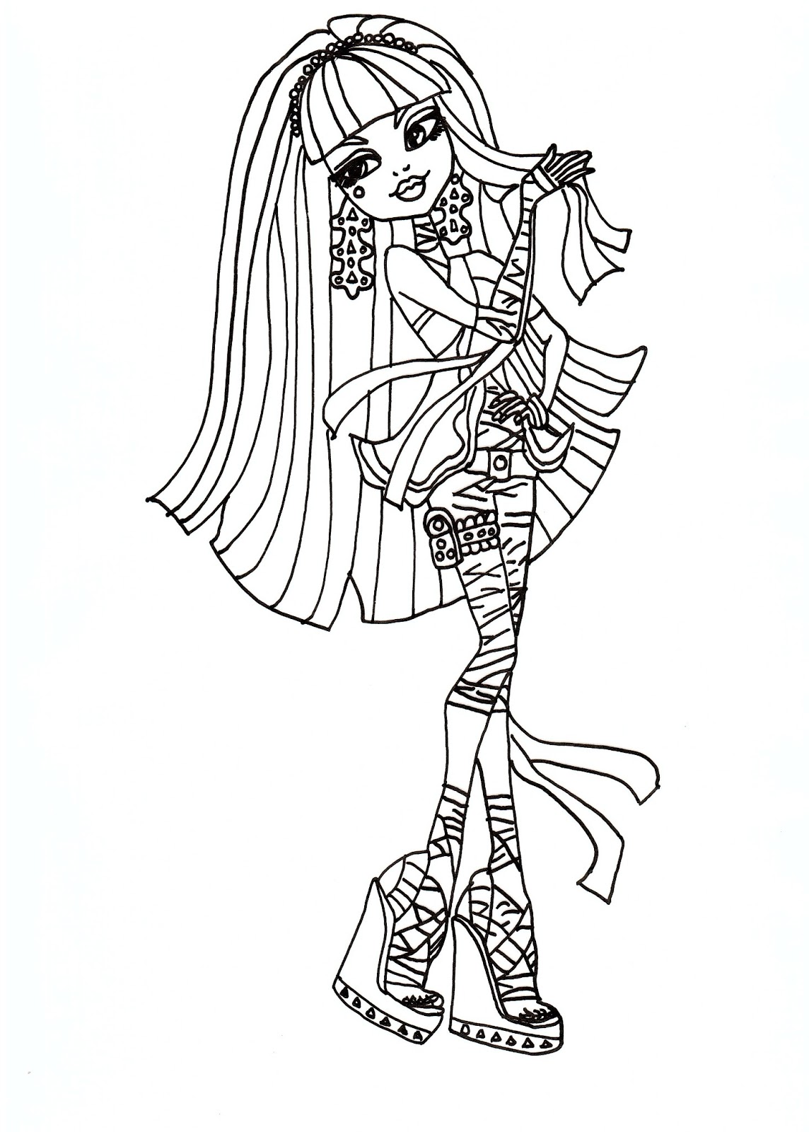 Monster High Coloring Pages Print Coloring Pages