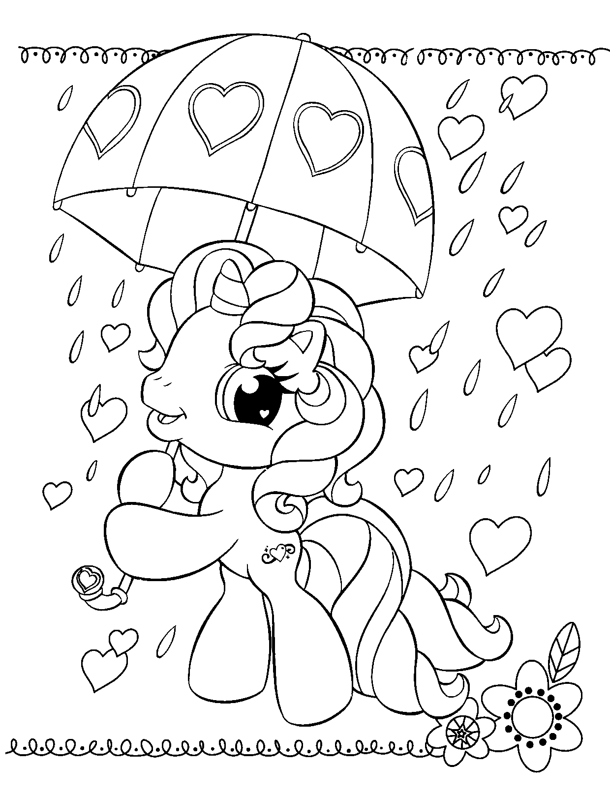 my little pony coloring pages