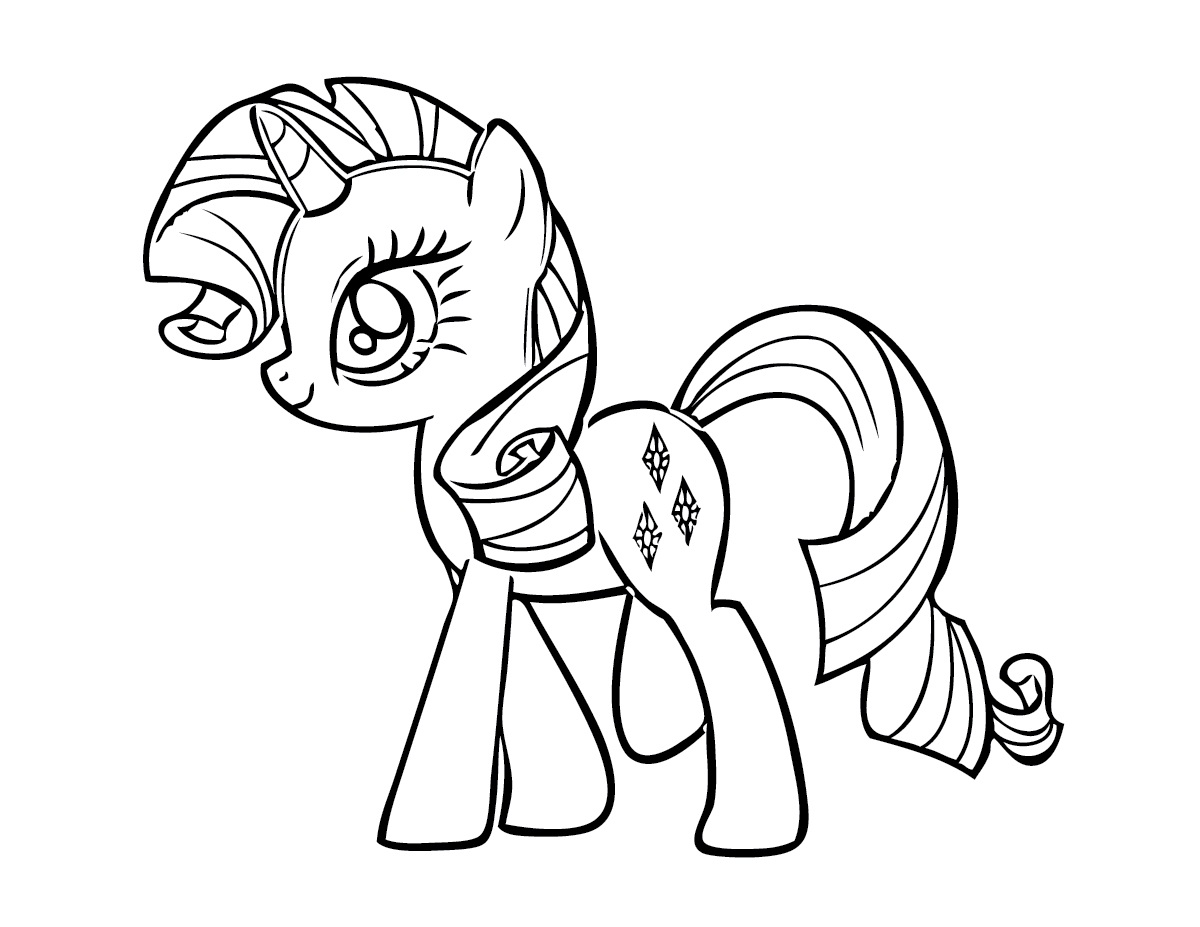 Desenho de My Little Pony Zecora para colorir