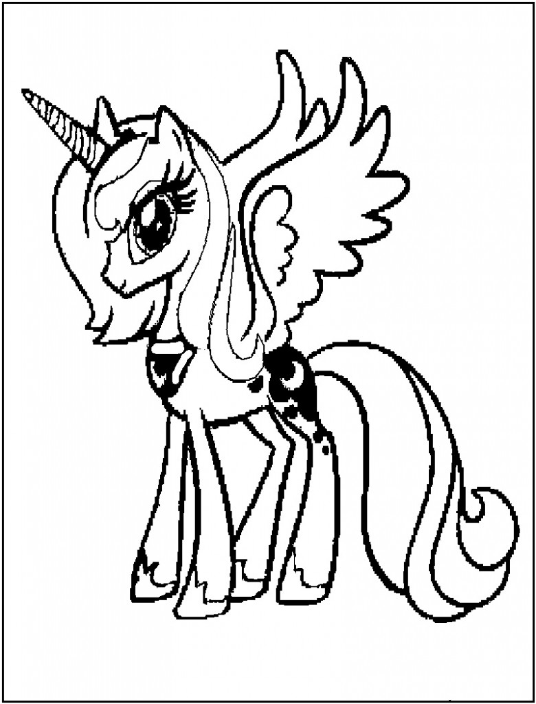 Free Printable My Little Pony Coloring - My Little Pony Fim Coloring Pages 780x1024 