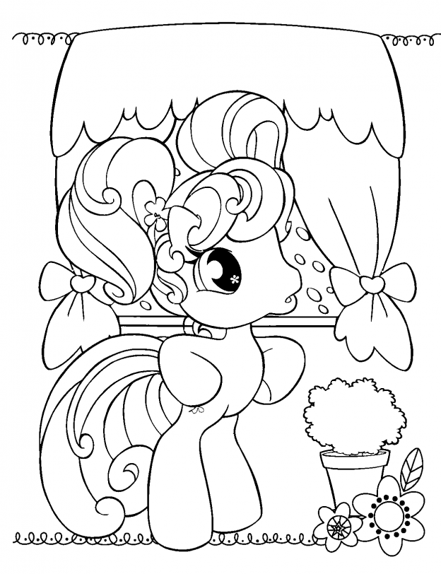Free Printable My Little Pony Coloring Pages For Kids