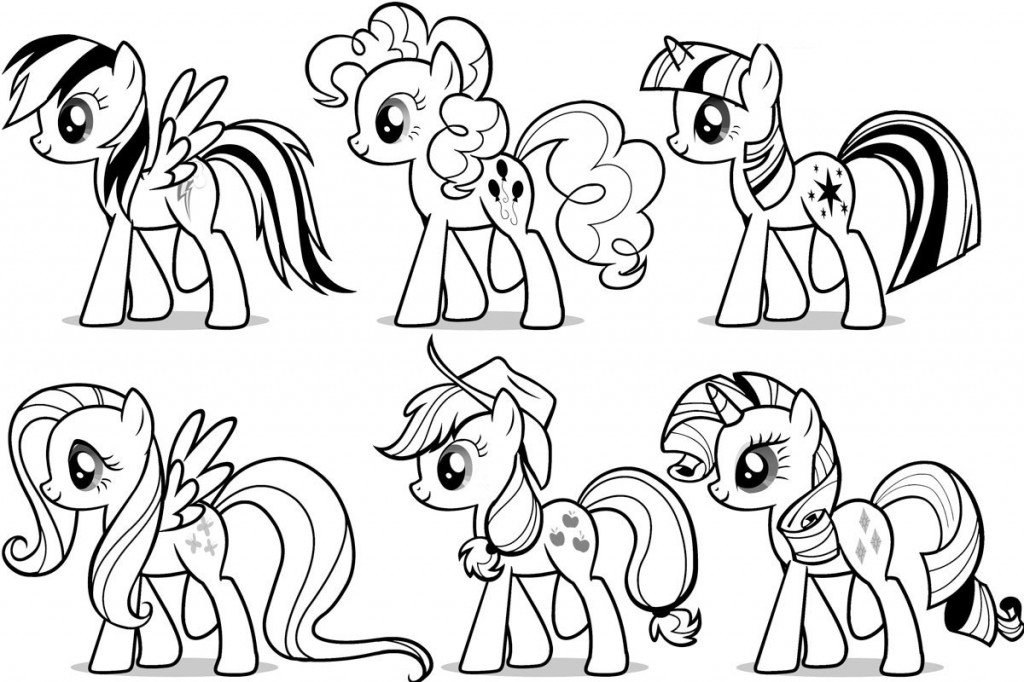 My Little Pony Printable Coloring Pages