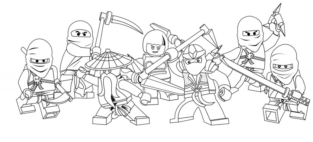 Ninjago Coloring Pages Printable