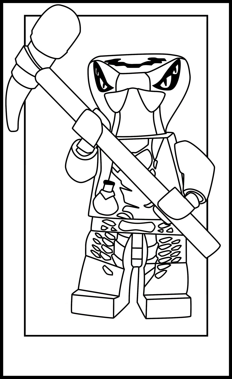 ninjago coloring pages