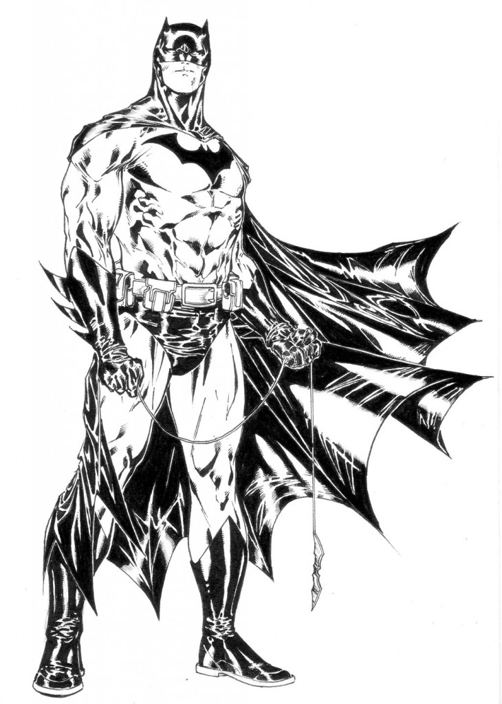 Print Batman Coloring Pages