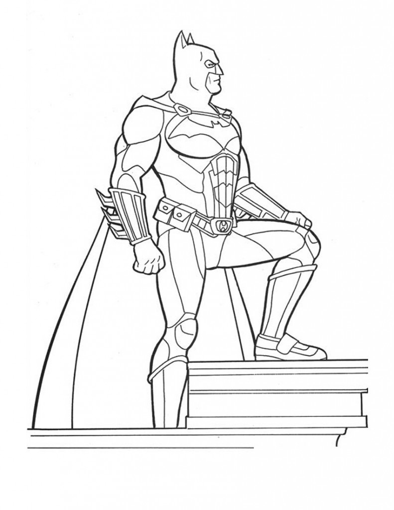 Printable Batman Coloring Pages