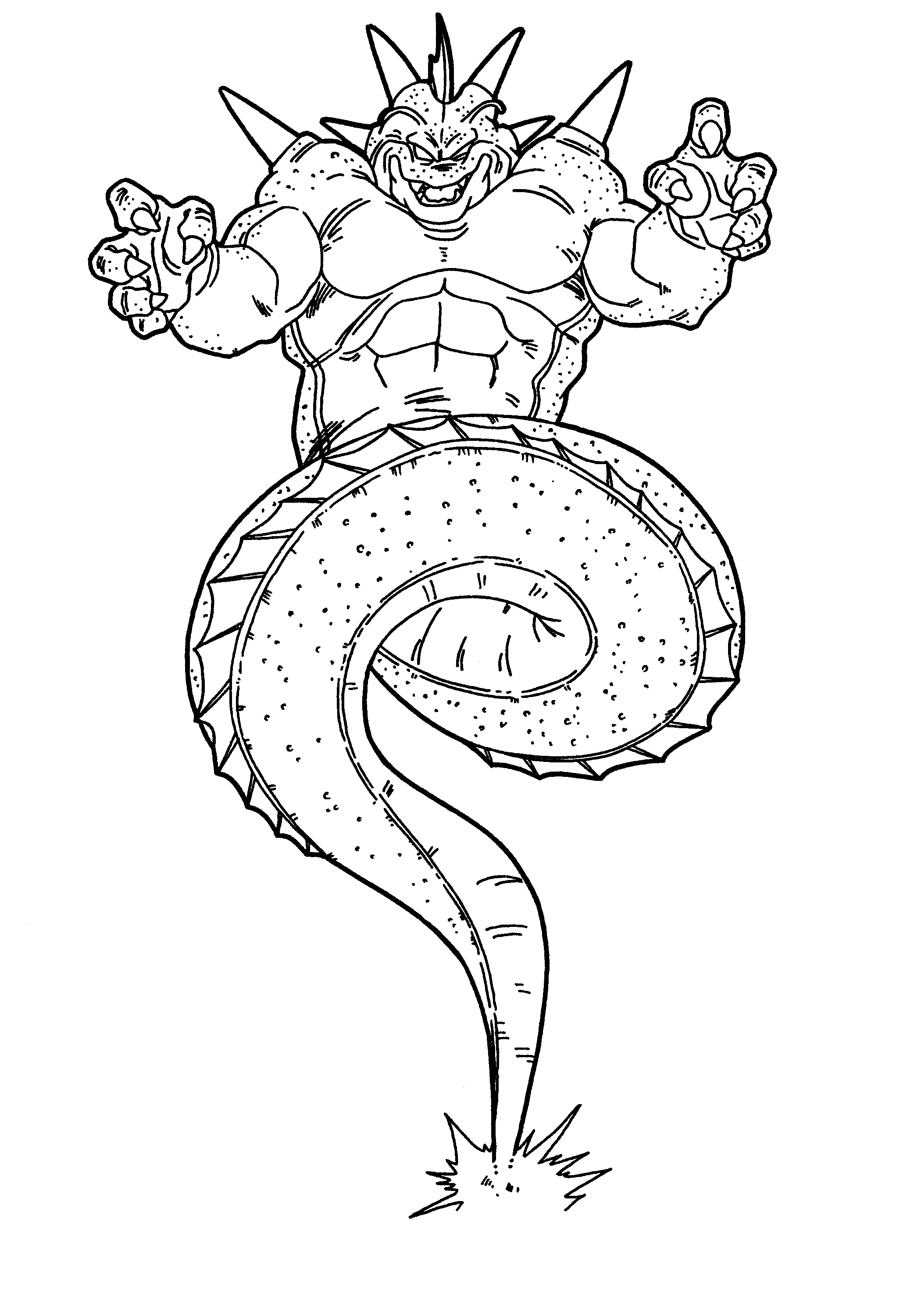 Cool Dragon Ball Z Coloring Pages PDF - Coloringfolder.com