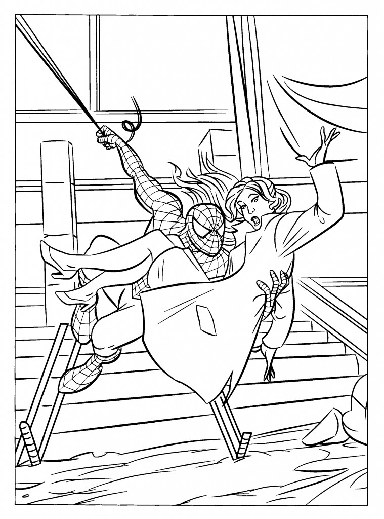 Spiderman 4 Coloring Pages