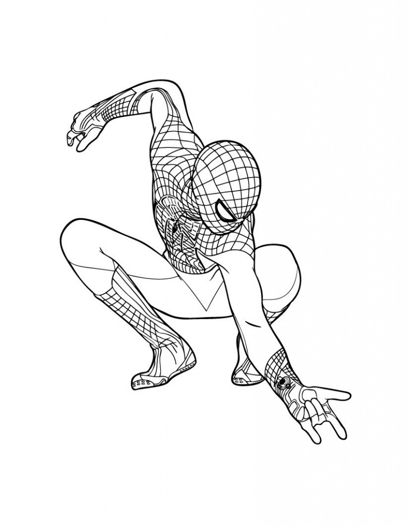 Spiderman Coloring Pages For Kids Free