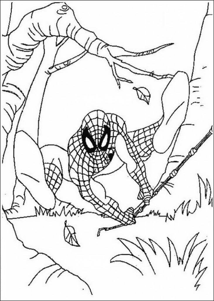 Spiderman Coloring Pages For Kids Printable