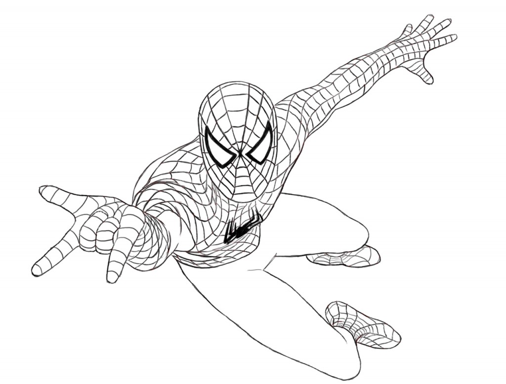 Spiderman Coloring Pages Kids