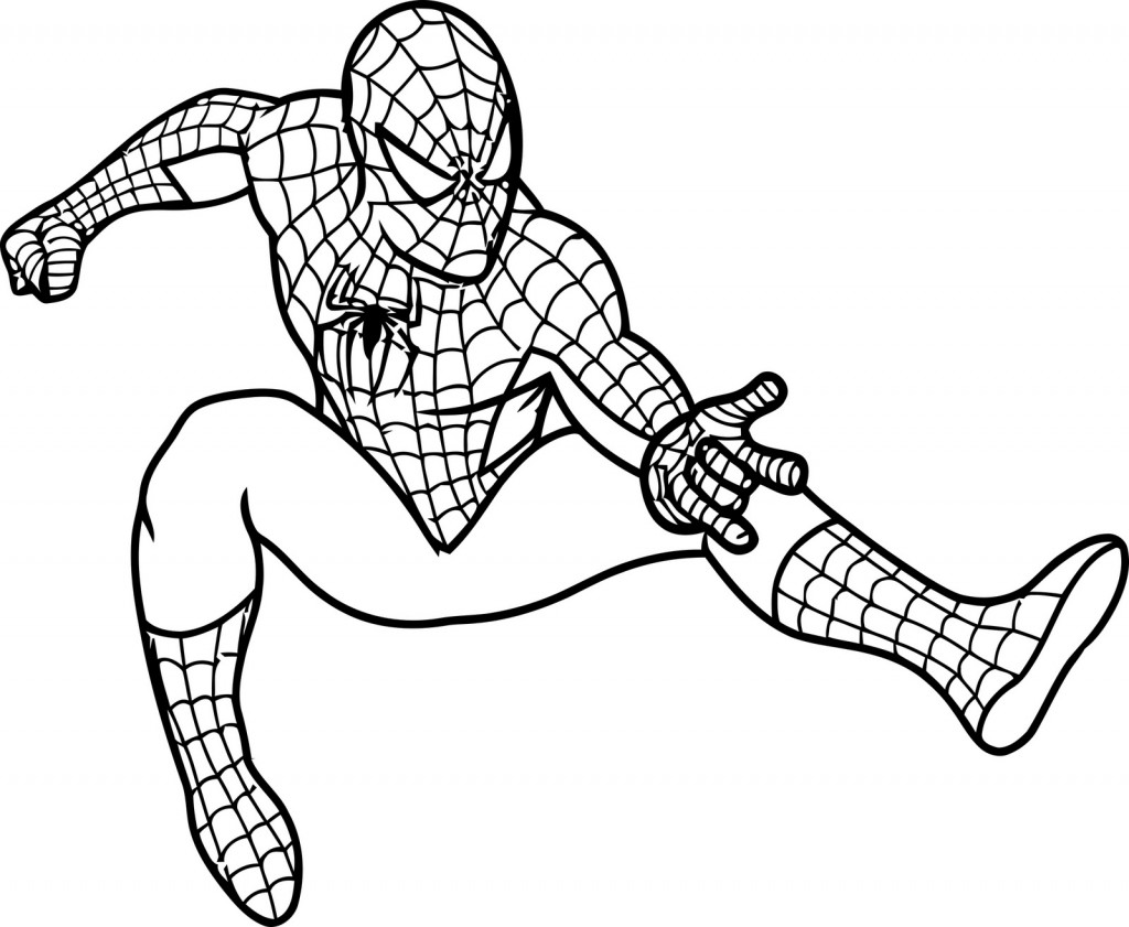 Spiderman Coloring Pages Kids Printable