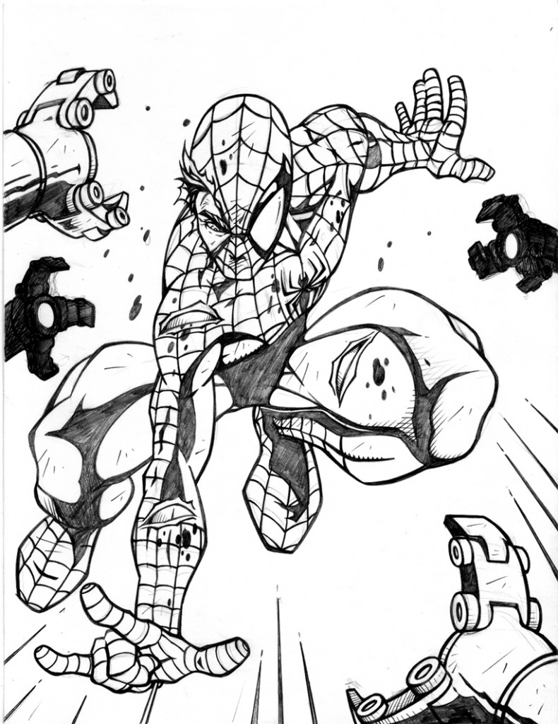 Spiderman Coloring Pages Online