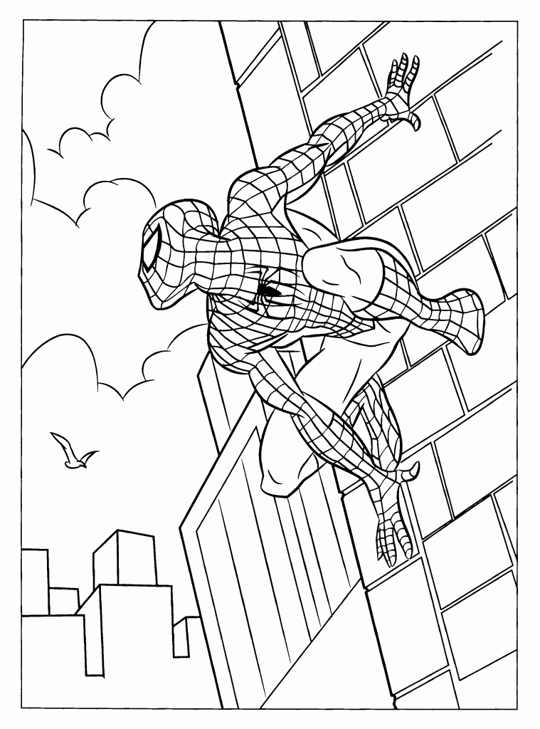 Spiderman Coloring Pages Printable