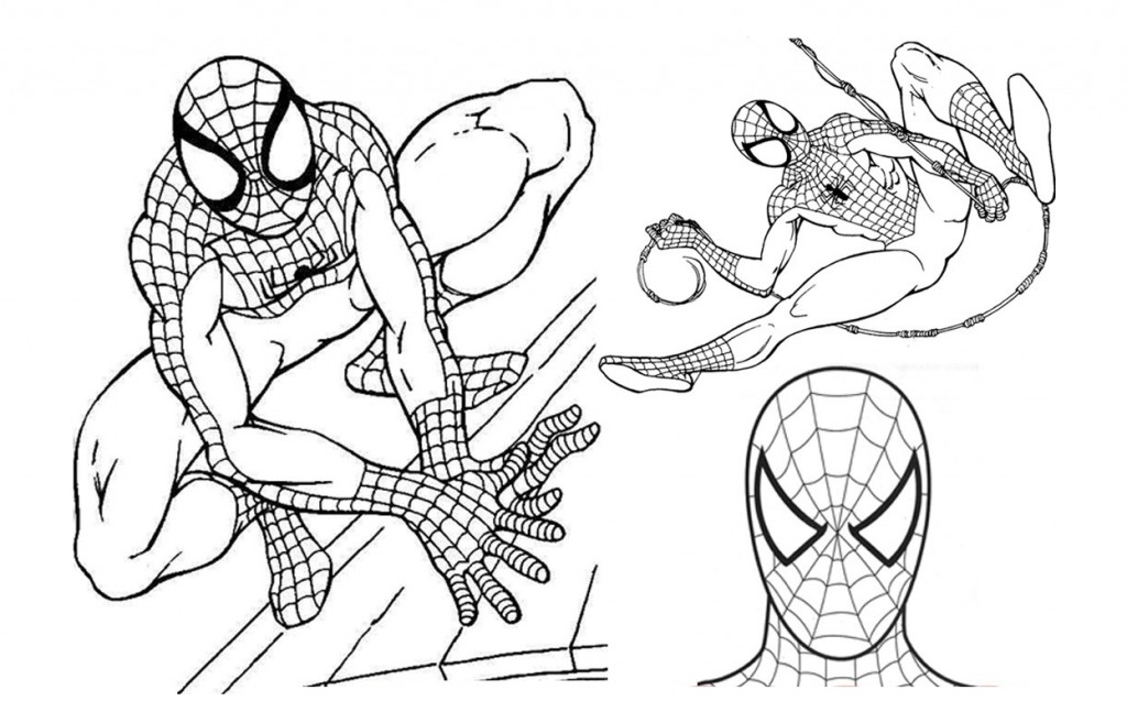 Spiderman Print Out Coloring Pages