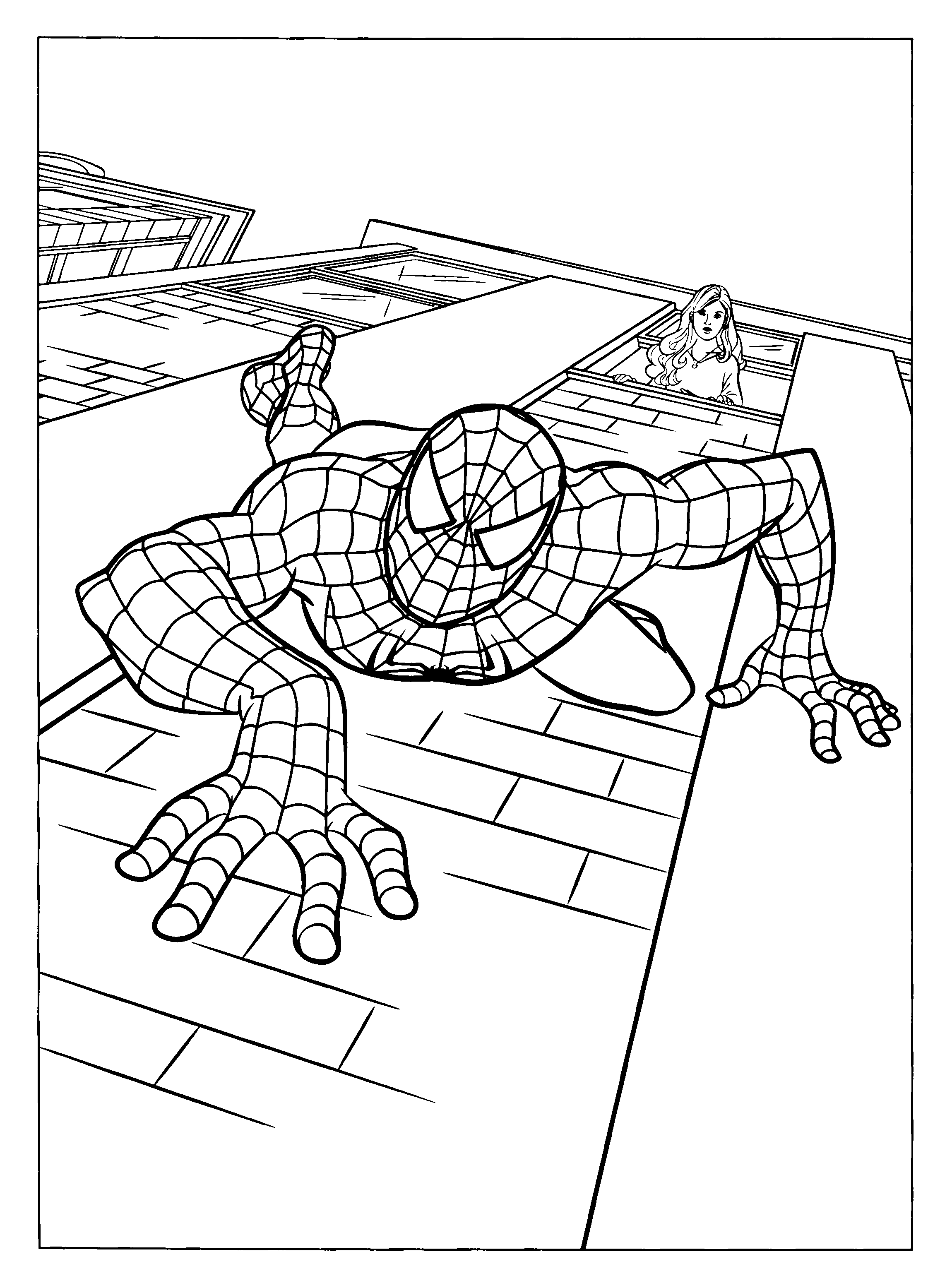 Spider Man Coloring Pages Printable
