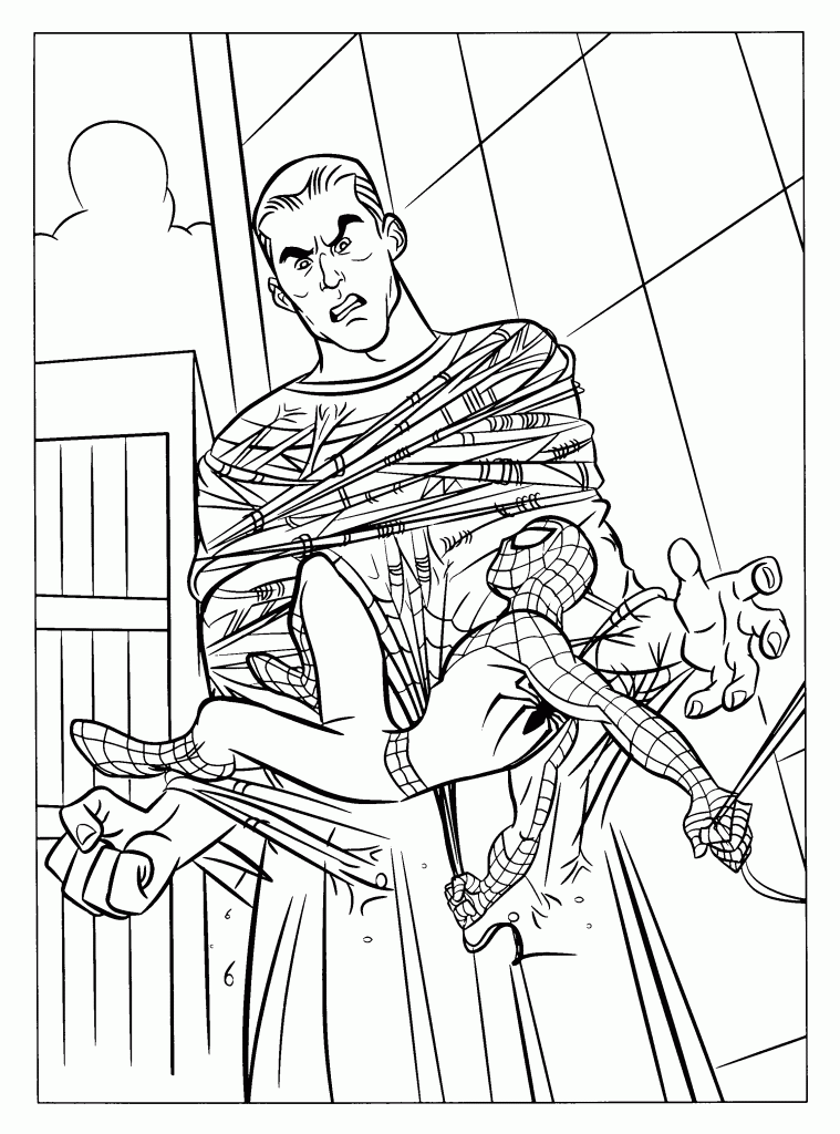 Spiderman and Friends Coloring Pages