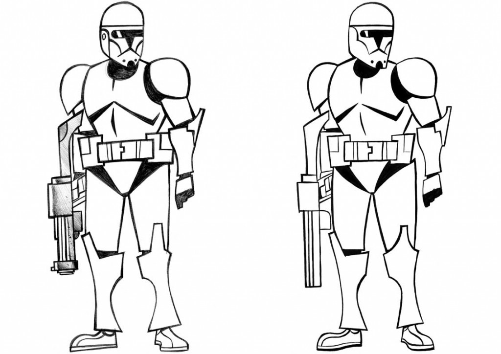 Star Wars Clone Coloring Pages