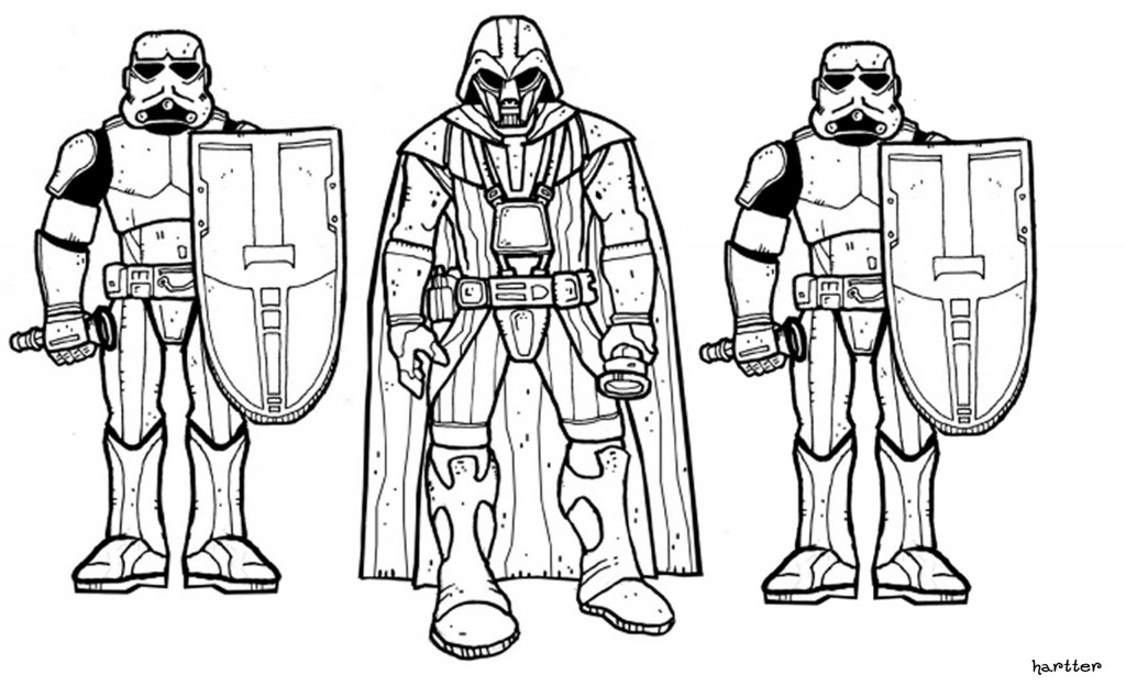 Star Wars Coloring Pages Boba Fett