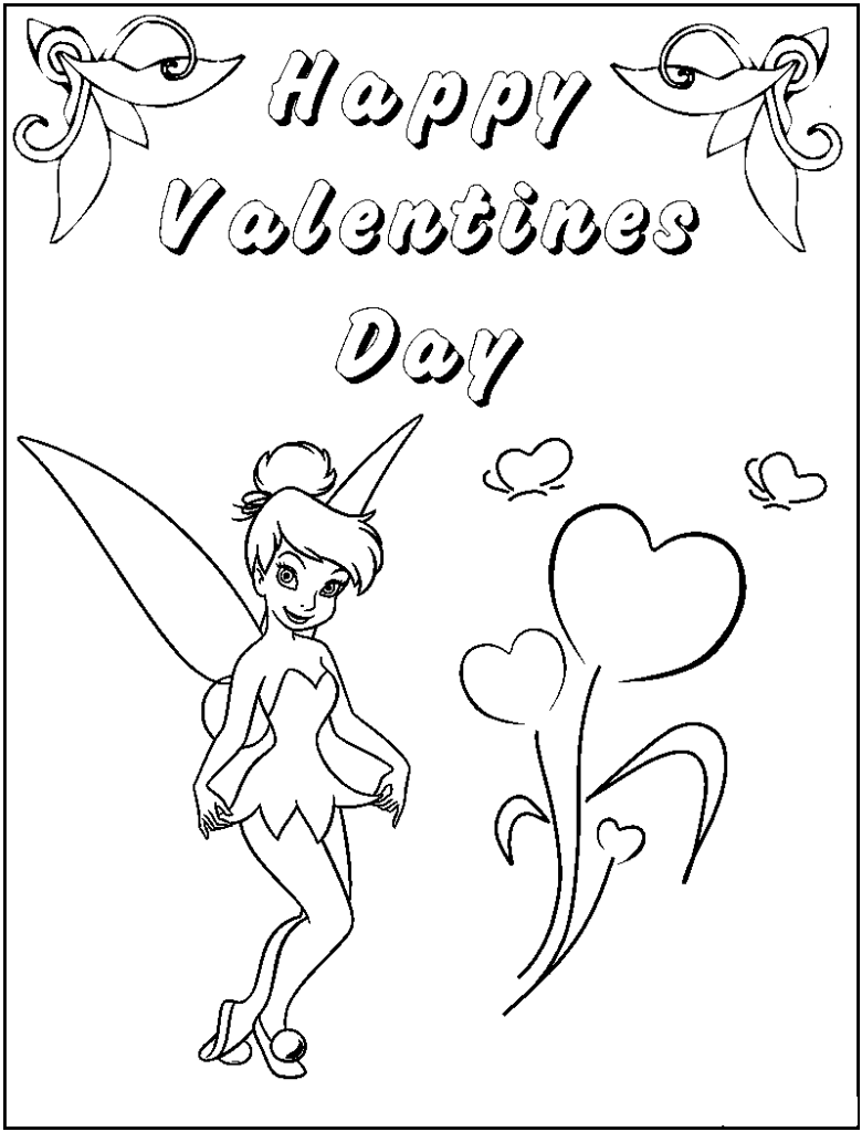 Tinkerbell Coloring Book Pages