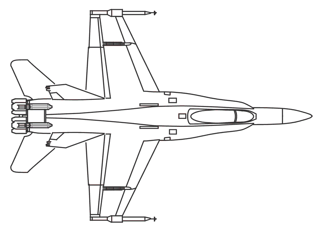 20 Jet Coloring Pages (Free PDF Printables)