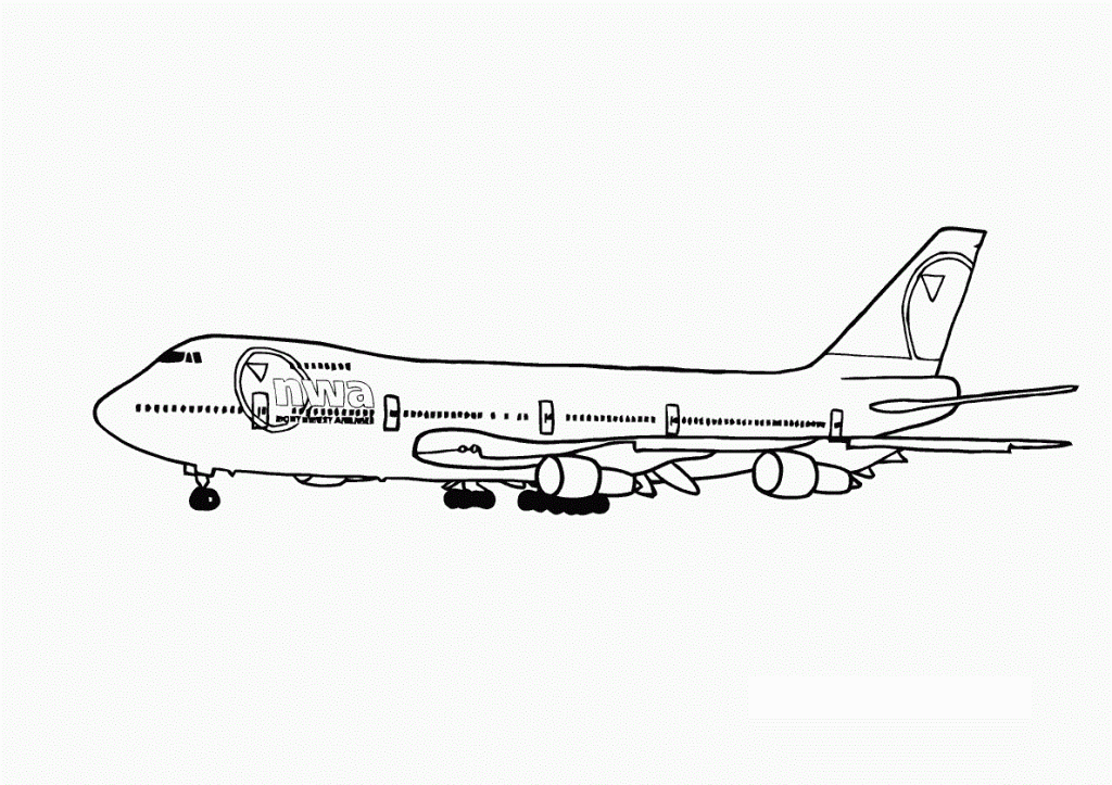 Airplane Coloring Pages