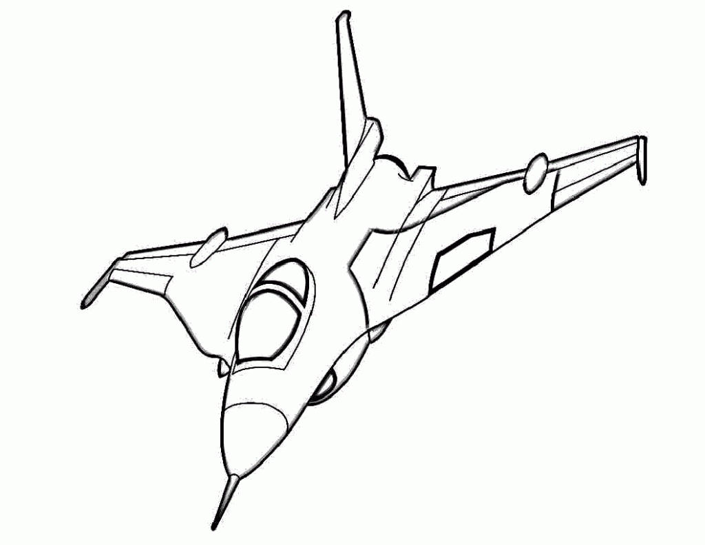 airplane coloring pages