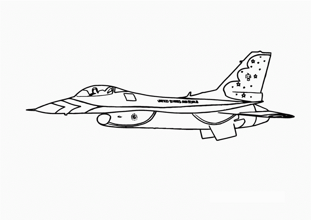 Airplane Coloring Pages Printable