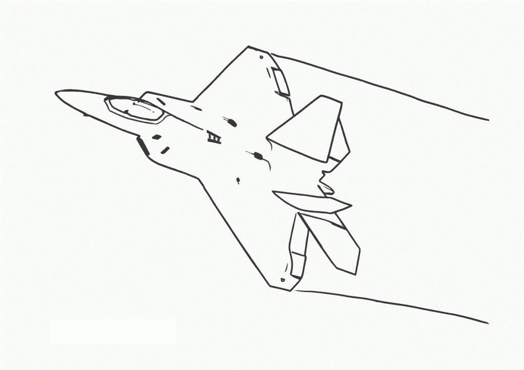 Airplane Coloring Pages To Print