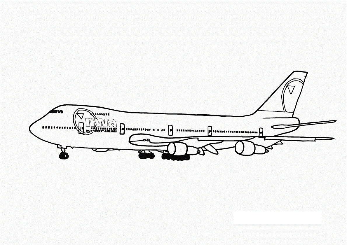 64 Realistic Airplane Coloring Pages  Best HD