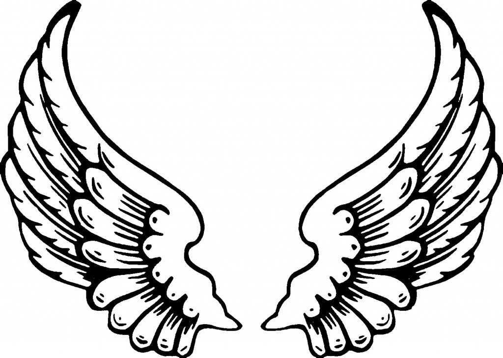 Angel Wings Coloring Pages