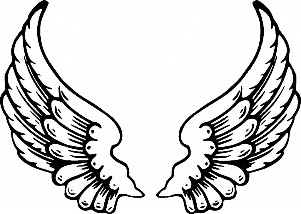 Angel Wings Coloring Pages