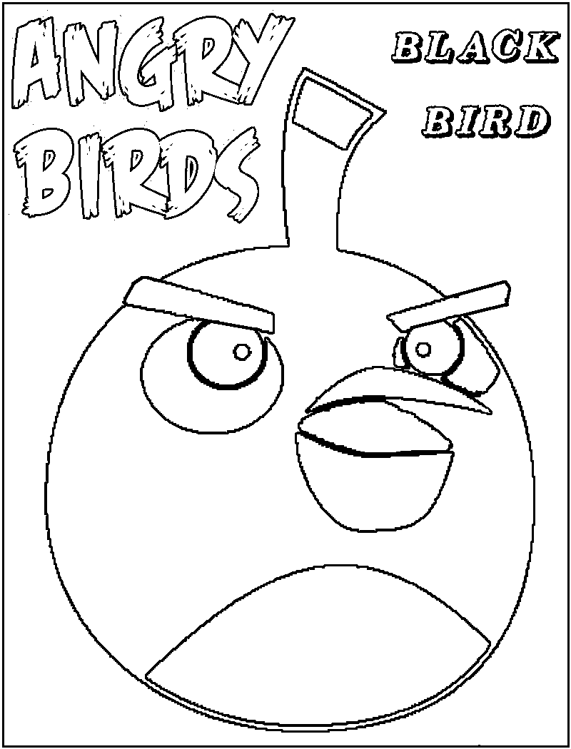 Angry Birds Bubbles Coloring Pages - Get Coloring Pages