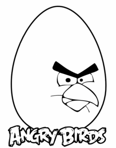 Free Printable Angry Bird Coloring Pages For Kids