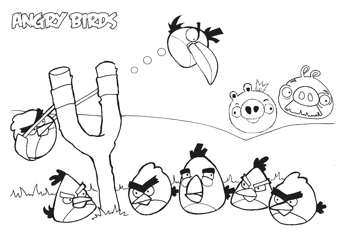 Coloring Pages Angry Bird Coloring Pages Angry Bird