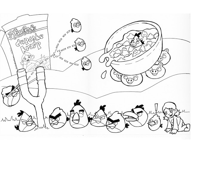 Angry Birds Coloring Pages All Birds