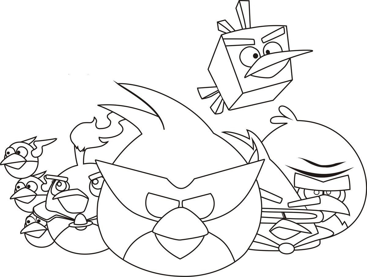 angry birds coloring pages green bird