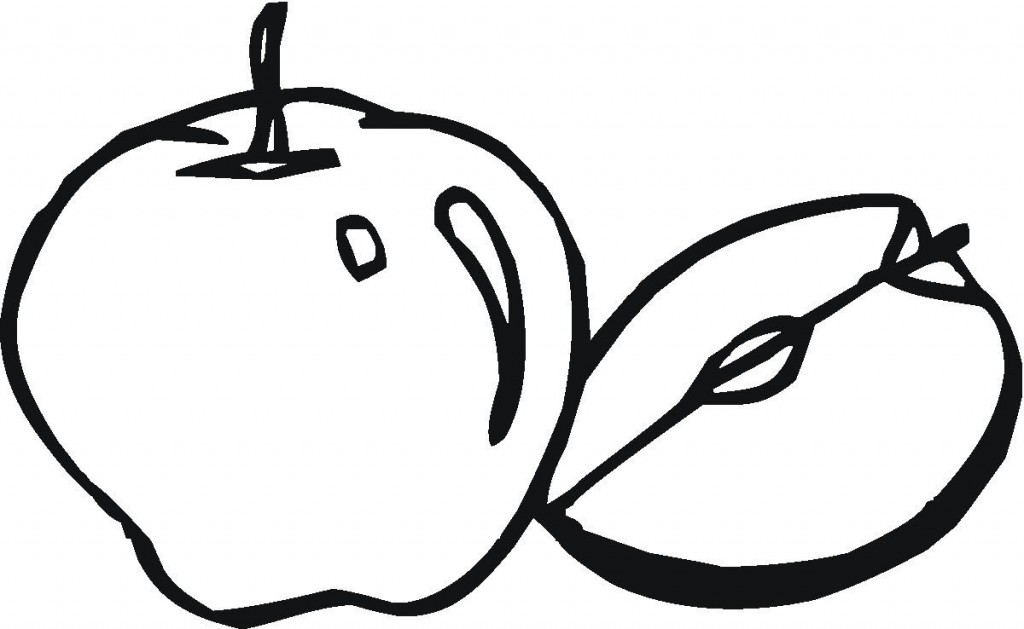 Apple Coloring Page