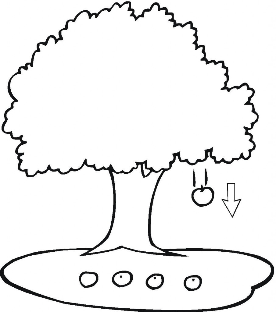 Apple Tree Coloring Pages