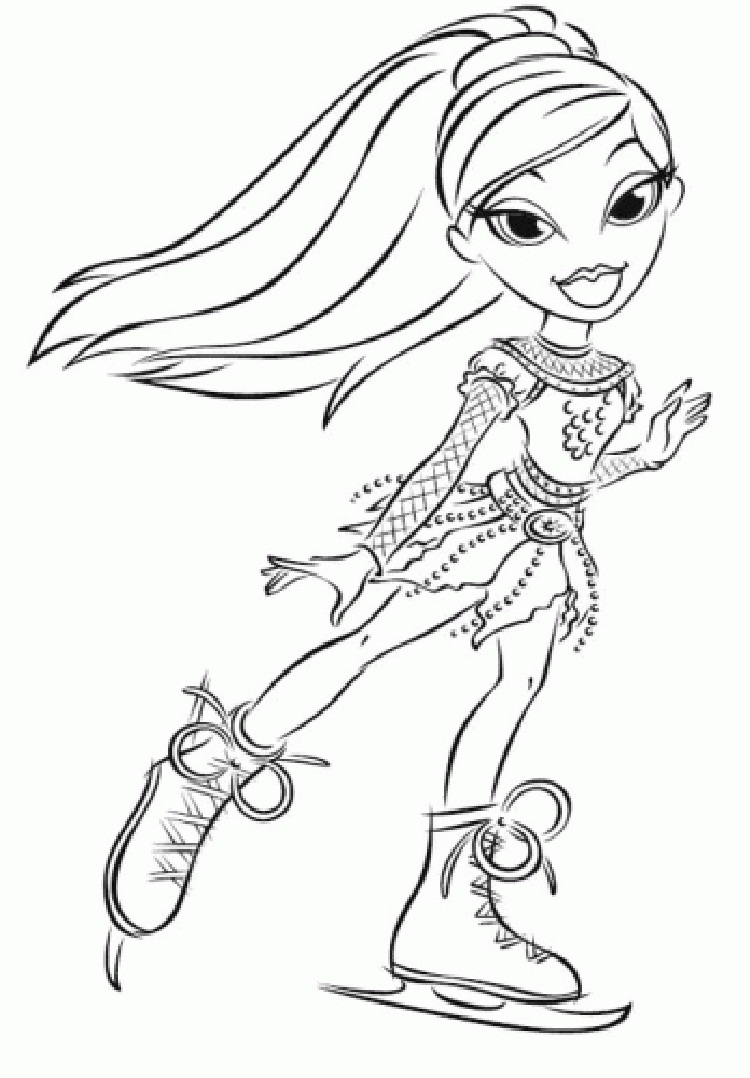 Free Collection of Bratz Coloring Pages for Kids