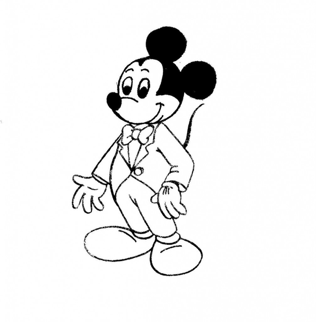 Baby Mickey Mouse Coloring Pages To Print