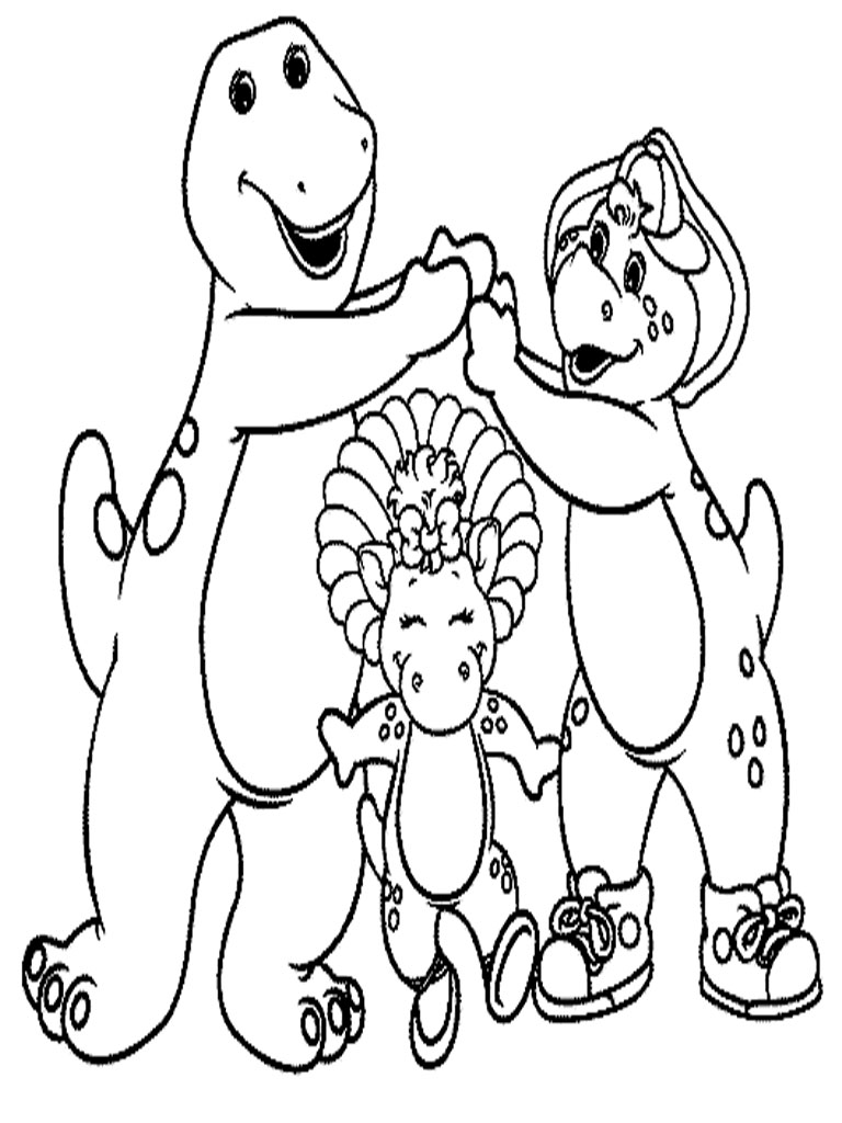 Free Printable Barney Coloring Pages For Kids Free Printable Barney Coloring Pages For Kids