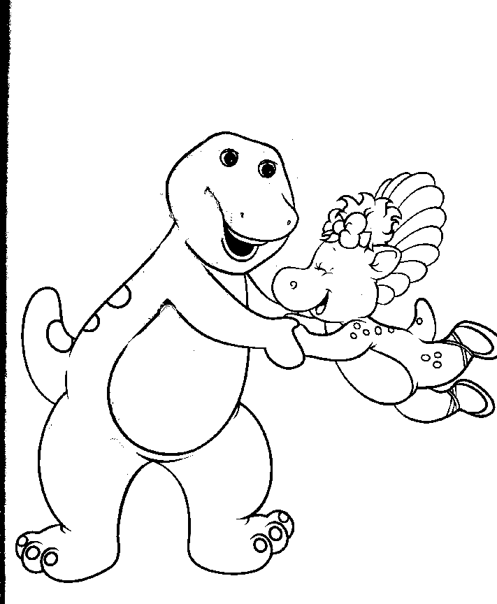 Barney Coloring Pages Printable