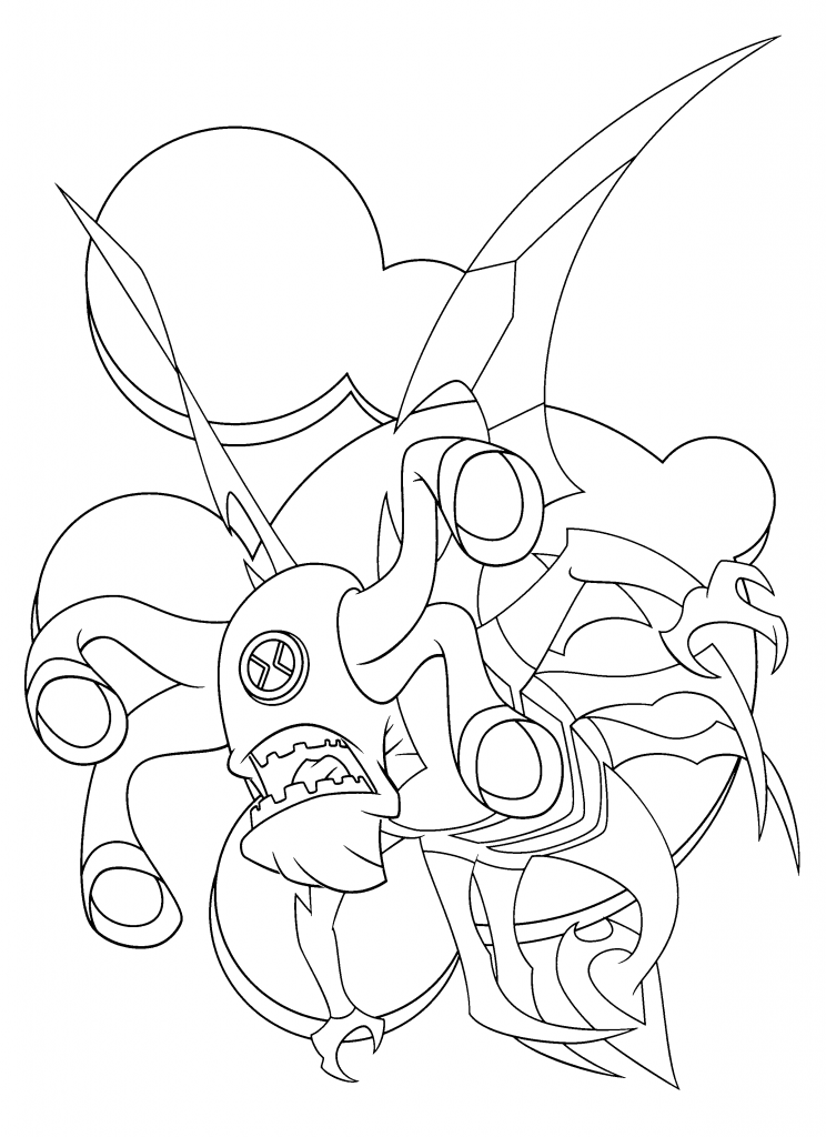 Ben 10 Alien Force Coloring Pages