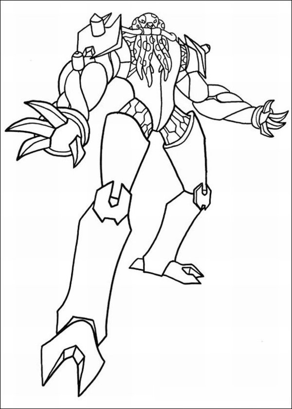 Ben 10 Ultimate Alien Coloring Pages 2