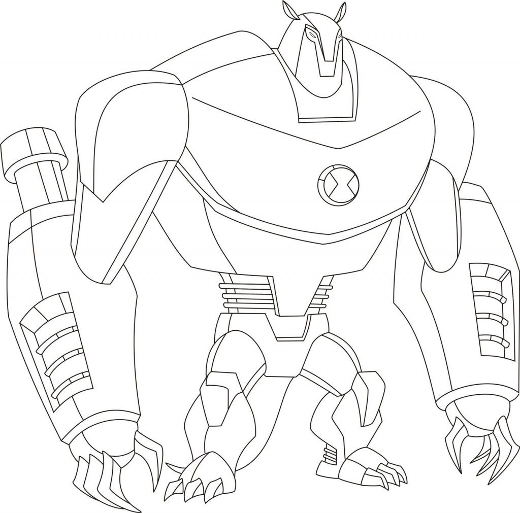 Ben Ten Alien Force Coloring Pages