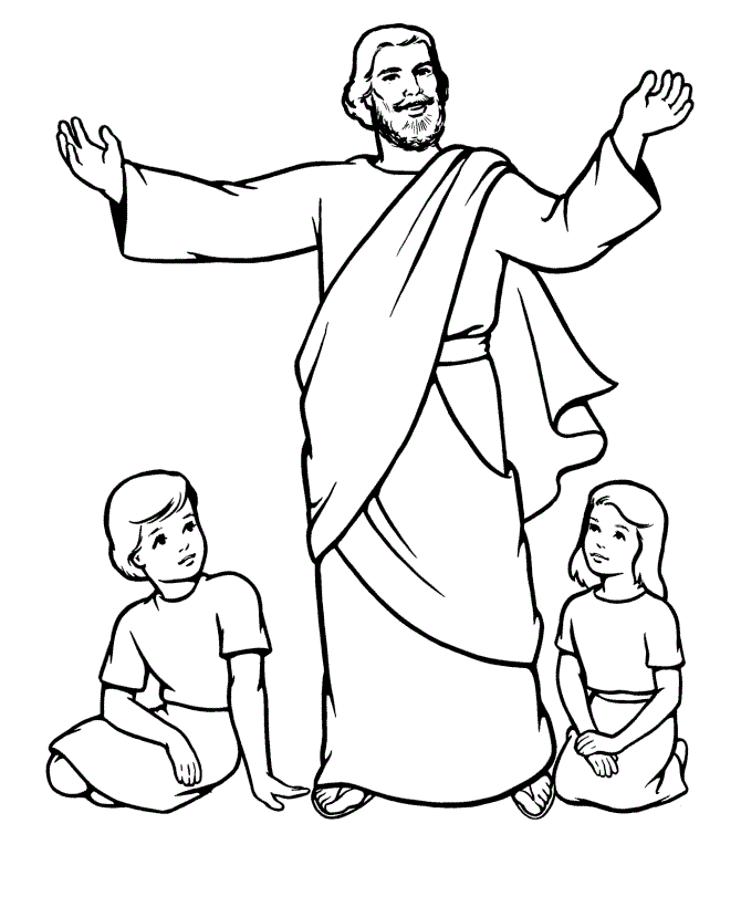 Bible Coloring Pages. Teach your Kids through Coloring.