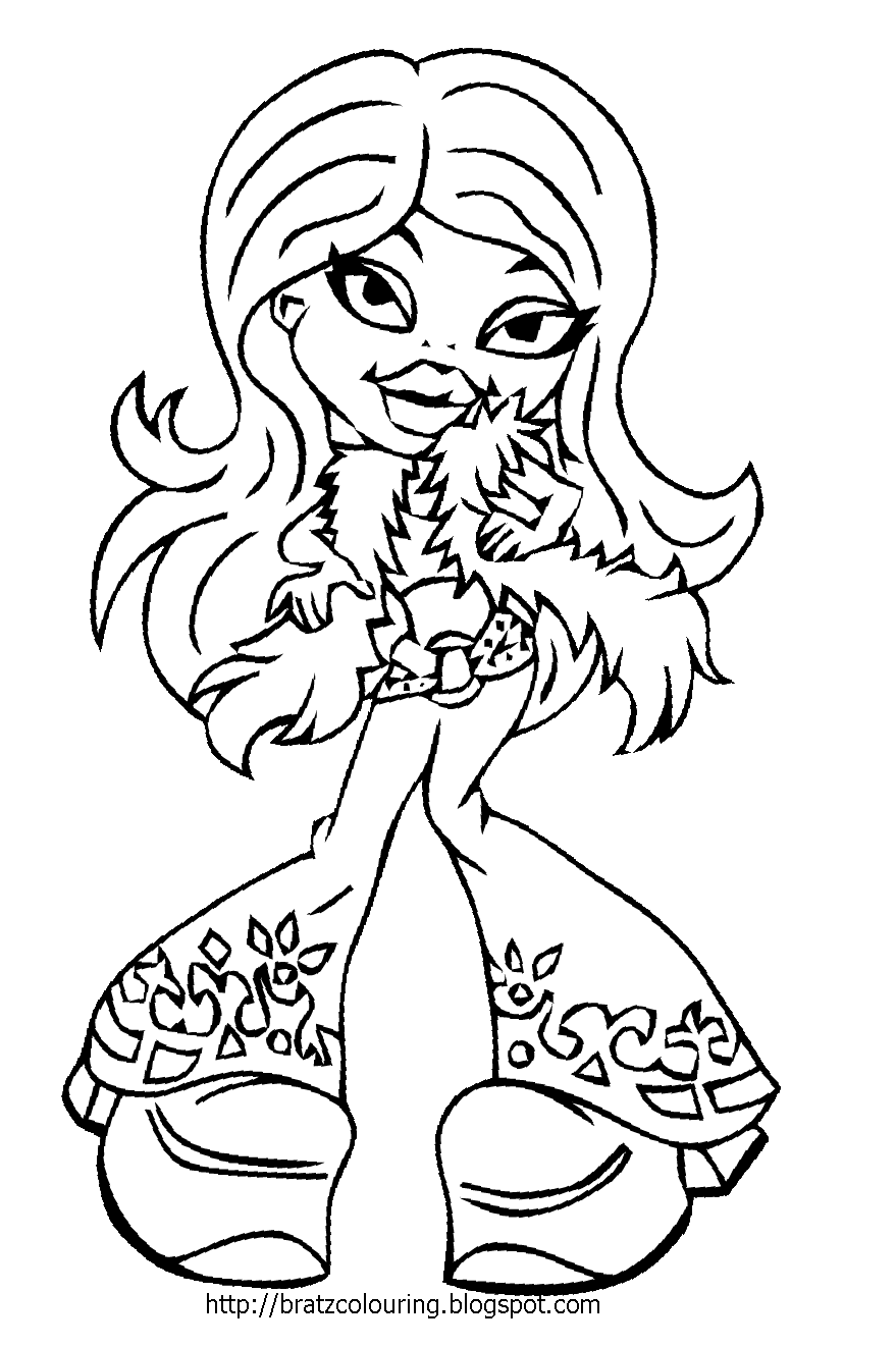 Bratz Coloring Pages Printable for Free Download